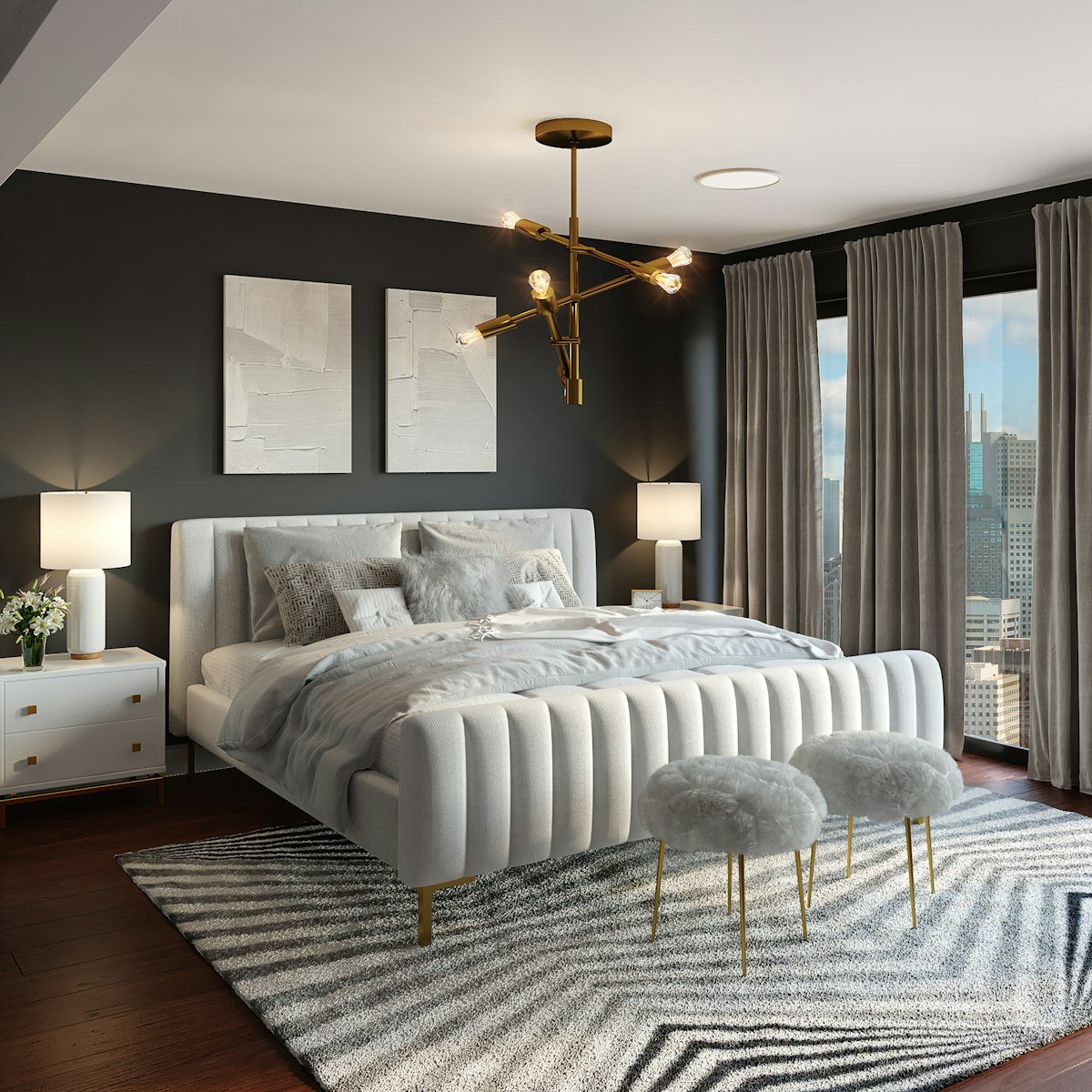 Thinnai Heritage Tamil Mansion - Master Bedroom Suite